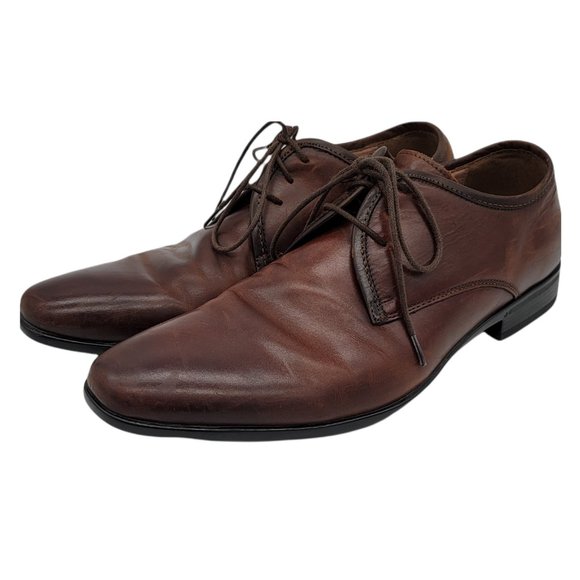 Aldo Other - Aldo Brown Leather Casual Lace Up Shoes - Size 8